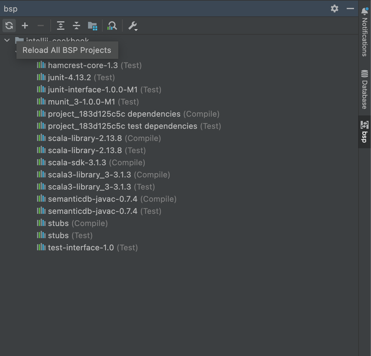 Refresh BSP manually